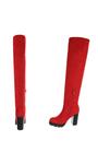Сапоги выше колена Ital-Design, красный - фото 5