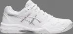 Кроссовки wmns gel dedicate 7 'white pure silver' Asics, белый - фото