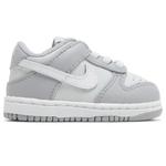 Кроссовки детские Nike Dunk Low TD, белый/серый - фото