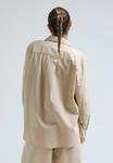 Блузка на пуговицах Seamless Basic, бежевый - фото 4