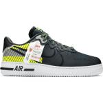 Кроссовки Nike 3M x Air Force 1 React LX 'Anthracite Volt', черный - фото