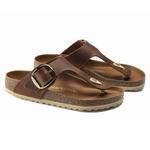 Сандалии Birkenstock Gizeh Big Buckle Natural Leather Oiled 1018785, коричневый - фото 4
