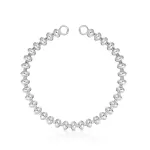 Браслет Tous Hold Oval Chain Ball Motifs, серебро - фото