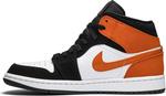 Кроссовки Air Jordan 1 Mid Shattered Backboard, оранжевый - фото 3