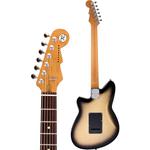 Электрогитара Reverend Jetstream 390 с грифом из палисандра Korina Burst - фото 2