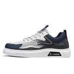 Низкие скейтерские кроссовки мужские CAHHRRN, бело-синие - фото 6