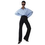 Брюки H&M Wide-cut, черный - фото 4