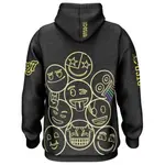 Худи Otso Emoji Neon Faces, серый - фото 2