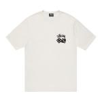 Футболка Stussy Dice Pigment Dyed Tee 'White', белый - фото