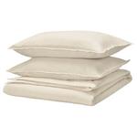 Комплект постельного белья Ikea Rundhagtorn, 3 предмета, 200x230/50x80 см, бежевый - фото