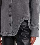 Джинсовая рубашка The Attico, черный - фото 5