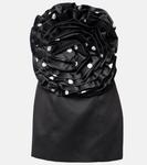 Мини-платье Big Flower Rotate, 1000 Black Comb. - фото