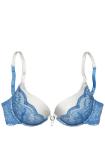 Бюстгальтер пуш ап LASCANA, цвет creme blau - фото