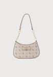 Сумка Guess CARRIE LOGO TOP ZIP BAG, Vanilla/Beige - фото