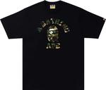 Футболка BAPE 1st Camo Crazy College Tee 'Black', черный - фото 2