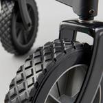 Тележка складная Quechua для семейной палатки и туристического снаряжения, углеродно-серый / песочный - фото 10