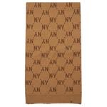 Нейлоновые вязаные шарфы Unisex MLB, коричневый - фото 6