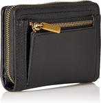 Кошелек Fossil Women's Logan Leather RFID-Blocking Mini Multifunction Bifold, черный - фото 2