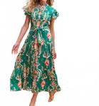 Мирабелла Макси Платье в гобеленовом зеленом JUDE CONNALLY - фото 4