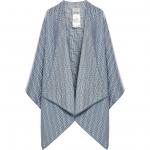 FENDI Жаккардовое пончо Ff, Blue - фото