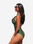 Купальник-бралетт Cupshe, зеленый - фото 4