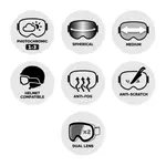 Горнолыжные очки Speed Chromax Blanc Brillant Cairn - фото 2