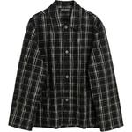 OUR LEGACY Хэвен чек овершерт, Black White - фото