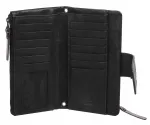 Кошелек X-Zone, натуральная кожа, черный - фото 6
