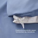 Комплект постельного белья Bedsure, 4 предмета, 135х200/80x80 см, синий - фото 6