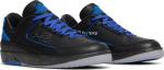 Кроссовки Off-White x Air Jordan 2 Retro Low SP Black Varsity Royal, черный - фото 8