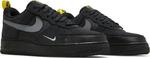 Кроссовки Nike Air Force 1 Low 'Cut Out Swoosh - Black', черный - фото 9
