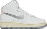 Кроссовки Nike Wmns Air Force 1 High Sculpt 'White Light Smoke Grey', белый - фото 2