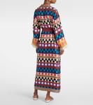 Шелковый пляжный парео в горошек Valentino, Multicolor - фото 3