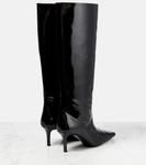Сапоги из лакированной кожи до колена Acne Studios, черный - фото 3