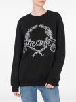 Толстовка с вышитым логотипом Moschino, черный - фото 2