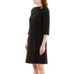 PRADA Женское платье с короткими рукавами, цвет Black - фото 4