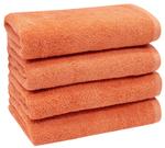 Полотенца набор  Zollner, терракотовый - фото