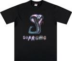 Футболка Supreme Snake Tee 'Black', черный - фото