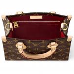 Сумка Louis Vuitton Sac Plat BB Monogram, коричневый - фото 4