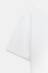 Футболка Zara Heavy Cotton Short Sleeve, белый - фото 3