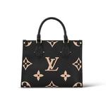 Сумка Louis Vuitton Onthego PM, черный/бежевый - фото 2