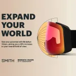 4D MAG S ChromaPop снежные очки с gogglesoc Smith, White Chunky Knit - фото 11