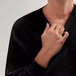 Кольцо Tiffany & Co. TI, розовое золото - фото 5