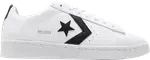 Кроссовки Converse Pro Leather Ox White Black, белый - фото