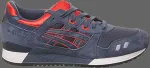 Кроссовки gel lyte 3 'navy orange' Asics, синий - фото