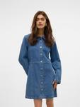 Платье-рубашка VERO MODA Hilja, синий деним - фото 2