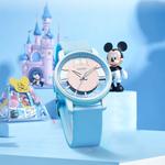 Disney Часы Mickey Series Quartz Movement Silicone Strap Watch Unisex Skeleton Dial - фото 4