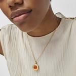 Подвеска Tous Nattfall, вермель/сердолик - фото 4