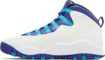Кроссовки Air Jordan 10 GS Charlotte Hornets, белый - фото 3