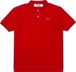 Футболка-поло Comme des Garçons PLAY Big Heart Polo 'Red', красный - фото 2